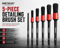 Northeast Detailing Brush Set (5pc)